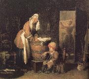 Jean Baptiste Simeon Chardin Women washing clothes Germany oil painting artist